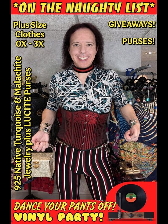Jewelry - NAUGHTY LIST * DANCE SHOW ♥ Lucite Purses, Turq & Estate Jewelry, 0X-2X Tops!